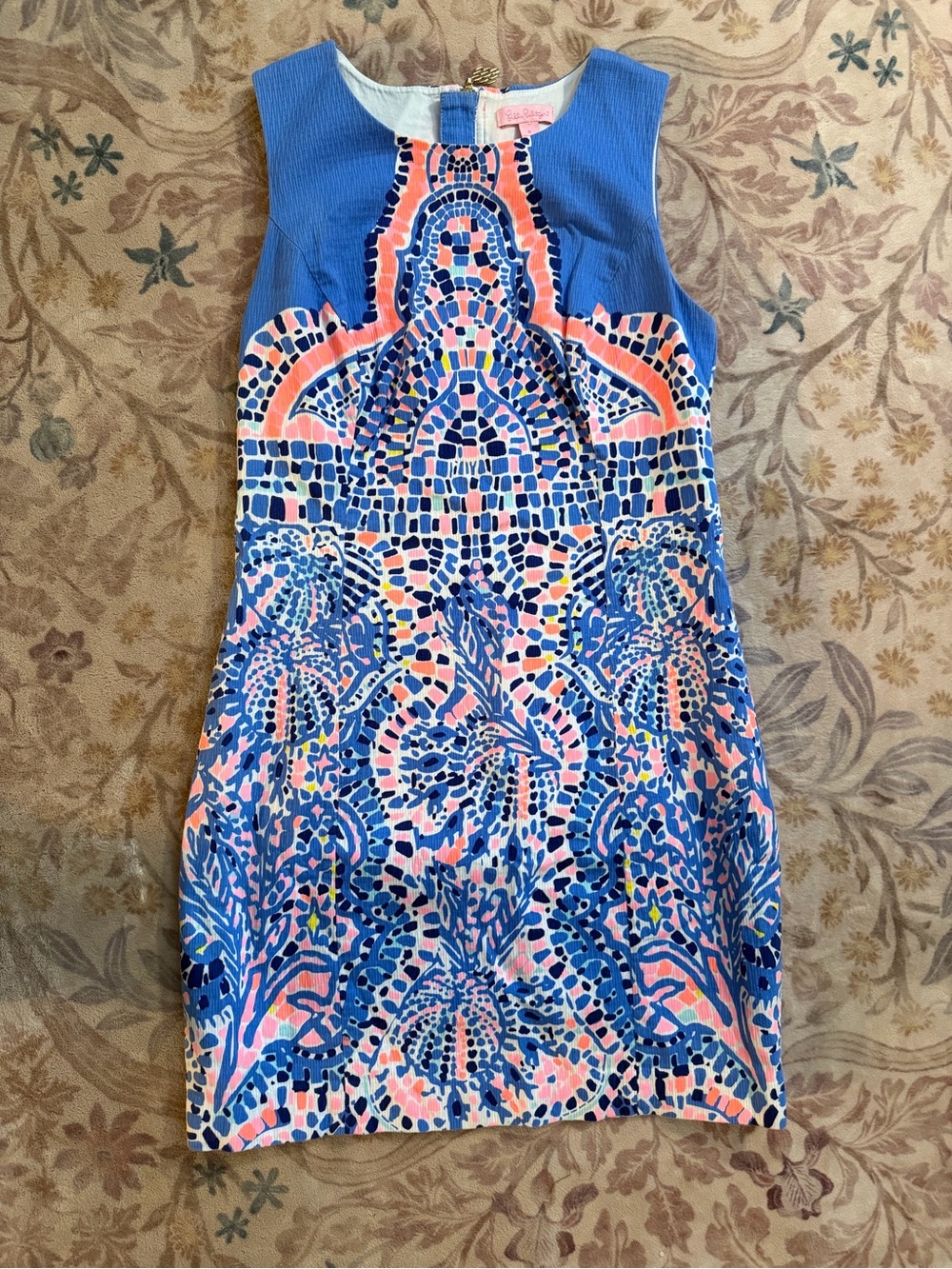 Lilly Pulitzer Tic Tac Tile Mila Shift Dress